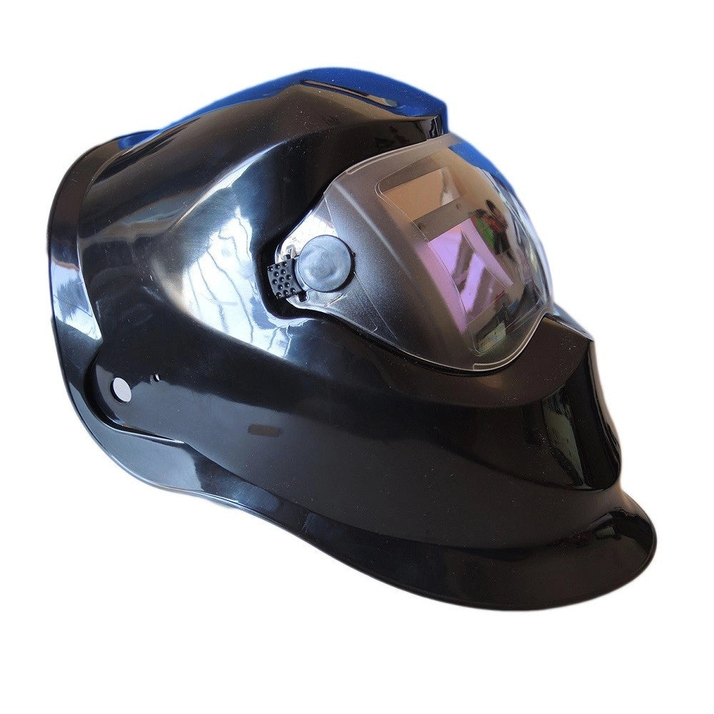 Trade Shop - Maschera Saldatura Casco Per Fabbro Protezione Cristalli Liquidi Visiera -