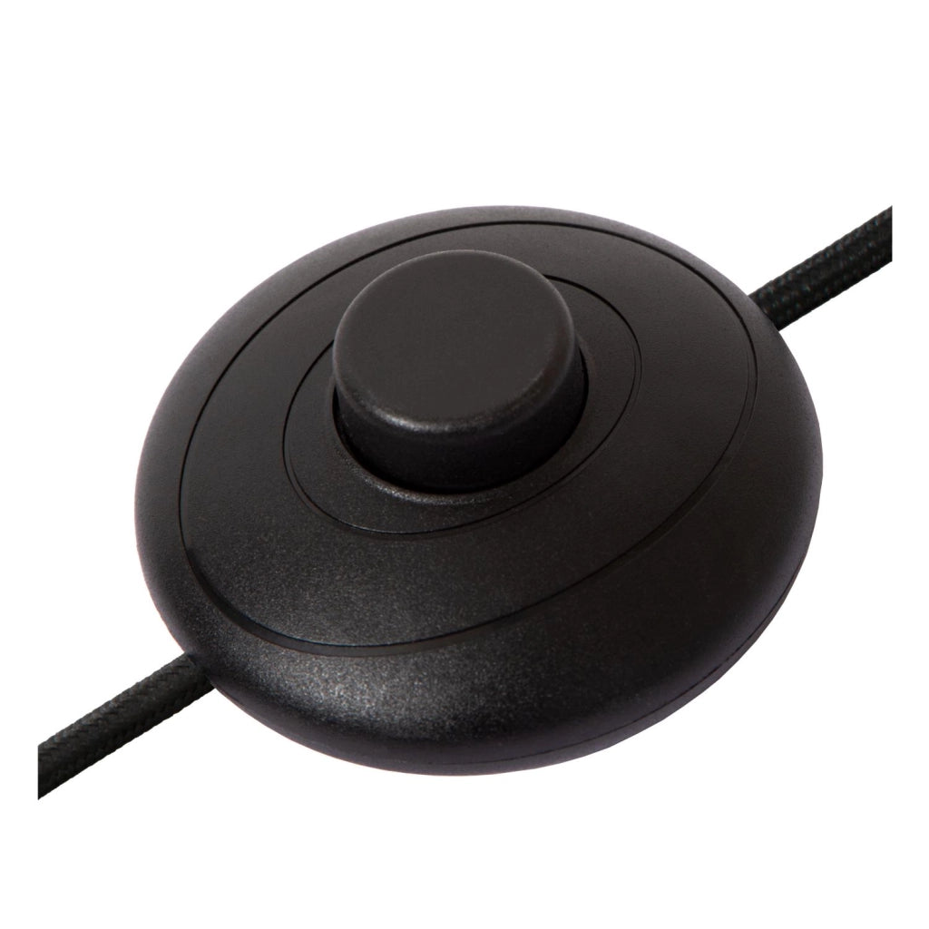 Lampada da terra MAGIC LED E27 nera crema Lucide