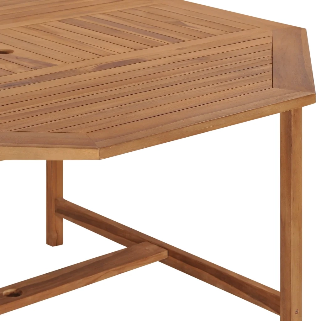 Tavolo da Giardino 150x150x75 cm in Legno Massello di Teak 49009