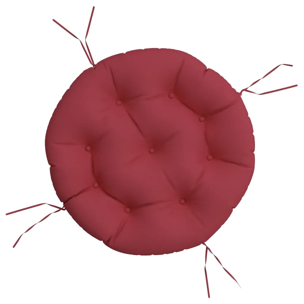 Cuscino Rotondo Rosso Vino ? 60x11 cm in Tessuto Oxford