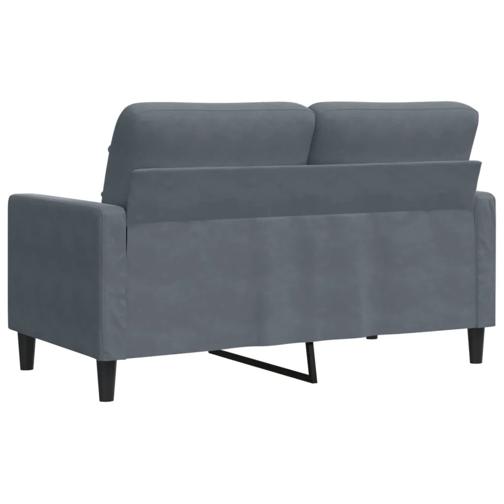 Divano a 2 Posti-Sofa 2 Posti grigio scuro 120 cm in Velluto 981595
