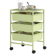 Carrello Multilivello con Cestini ¨C Minimal ¨C Verde 40,8x33,5x60,5 cm