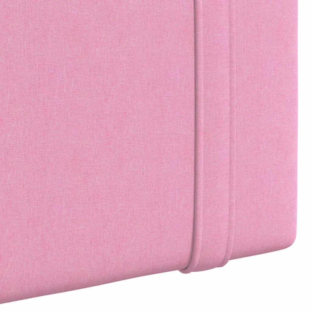 Testiera | Testata sospesa Con luce LED Rosa Tessuto