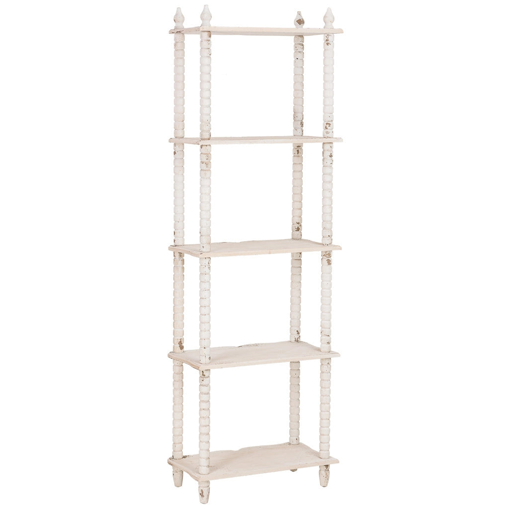 Mensola in legno bianco, 60x30x180 cm (altezza)