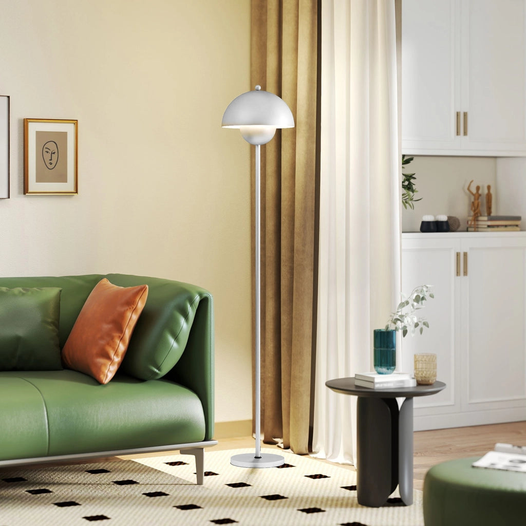 Lampada da Terra Moderna per Salotto ¨C Minimal ¨C Grigio ?30x155 cm