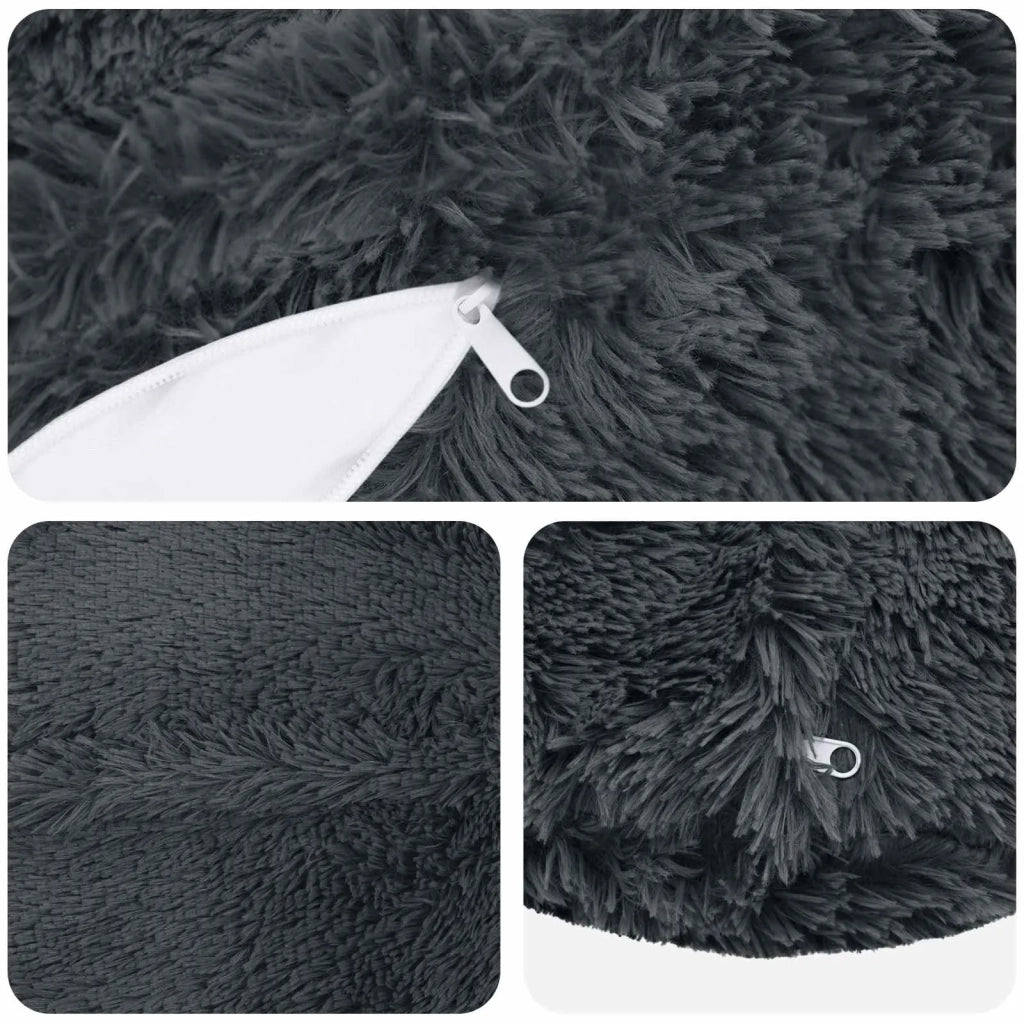 Federa 6 pcs HEERLEN Antracite Ø 50 cm Fleece PV 922752
