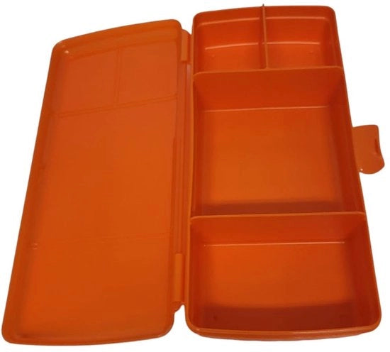 Lunchbox XL Break Buffet con 4 compartimenti separati colore arancione