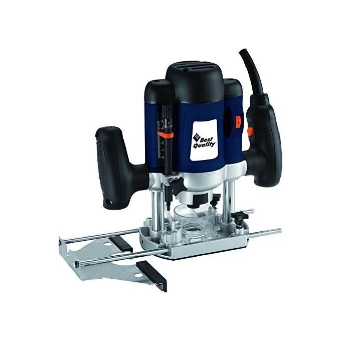 Best-Quality FR-8K Fresatrice Verticale per Legno 1200 W Velocita' 11500-30000 giri-min Attacco 6-8 mm Corsa Massima 44 mm colore Nero