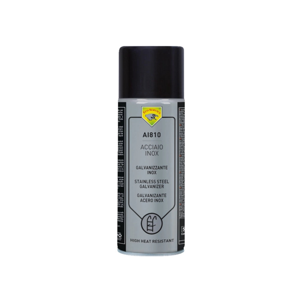 Spray Acciaio Inox 18/10 400 ml – Vernice Protettiva Anticorrosione per Metalli e Acciaio – Rivestimento Spray ES AI810