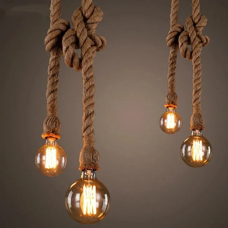 Lampada Da Soffitto Corda APP419-2CP
