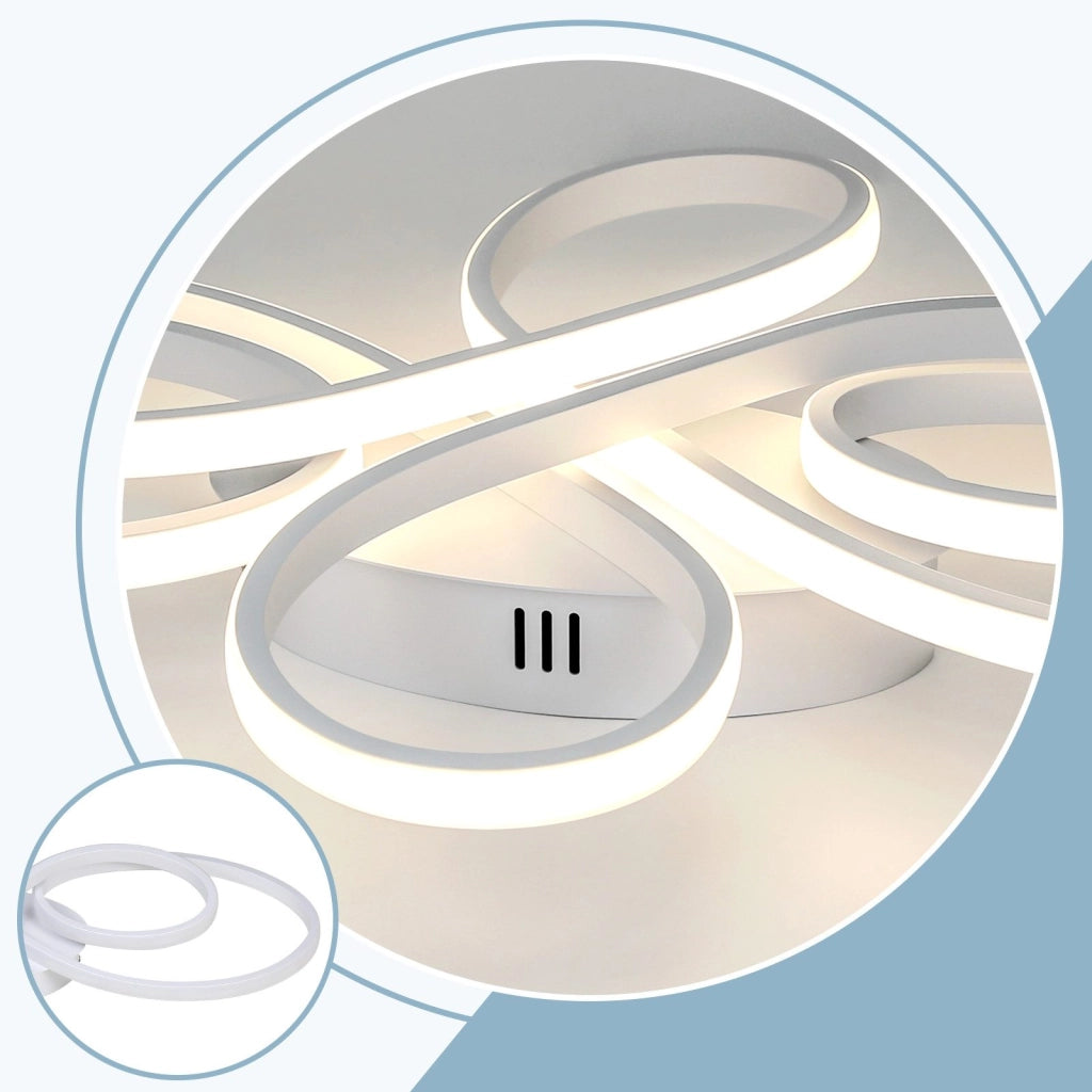 ZMH Lampada da soffitto plafoniera LED moderna dimmerabile telecomando design farfalla per corridoio