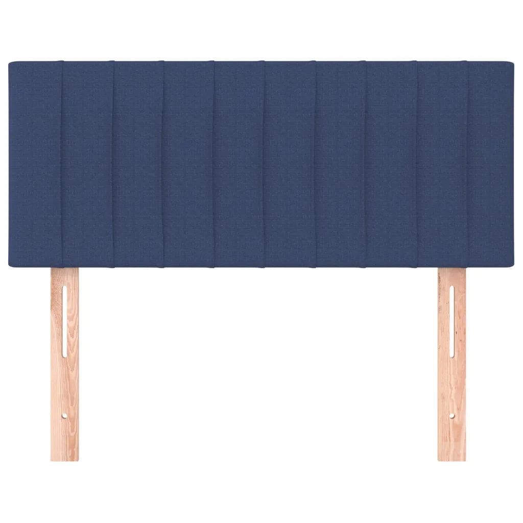 Testiera | Testata Blu 100x5x78/88 cm in Tessuto