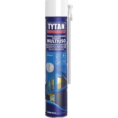 SCHIUMA POLIURETANICA UNIVERSALE MULTIUSO TYTAN - MANUALE ML 750- 12 pezzi