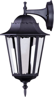 Applique esterno LOZANA K-5006A Down Kaja nero IP44 E27