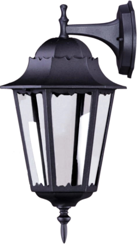 Applique esterno LOZANA K-5006A Down Kaja nero IP44 E27