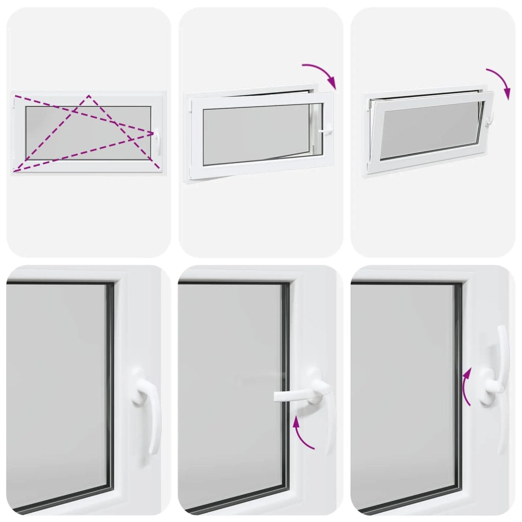 Finestra per Soffitta RISOR 110 x 55 cm PVC e Vetro 42047859