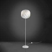 Piantana Moderna Globe Polilux ® Bianco E Metallo 1 Luce E27