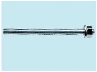 10 PZ BARRE FILETTATE CON DADO E ROSETTA FISCHER FIS A M MISURA M8X130