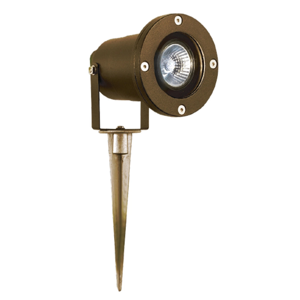 Applique Da Esterno Moderna Spikey Alluminio Nero Vetro 1 Luce Gu10