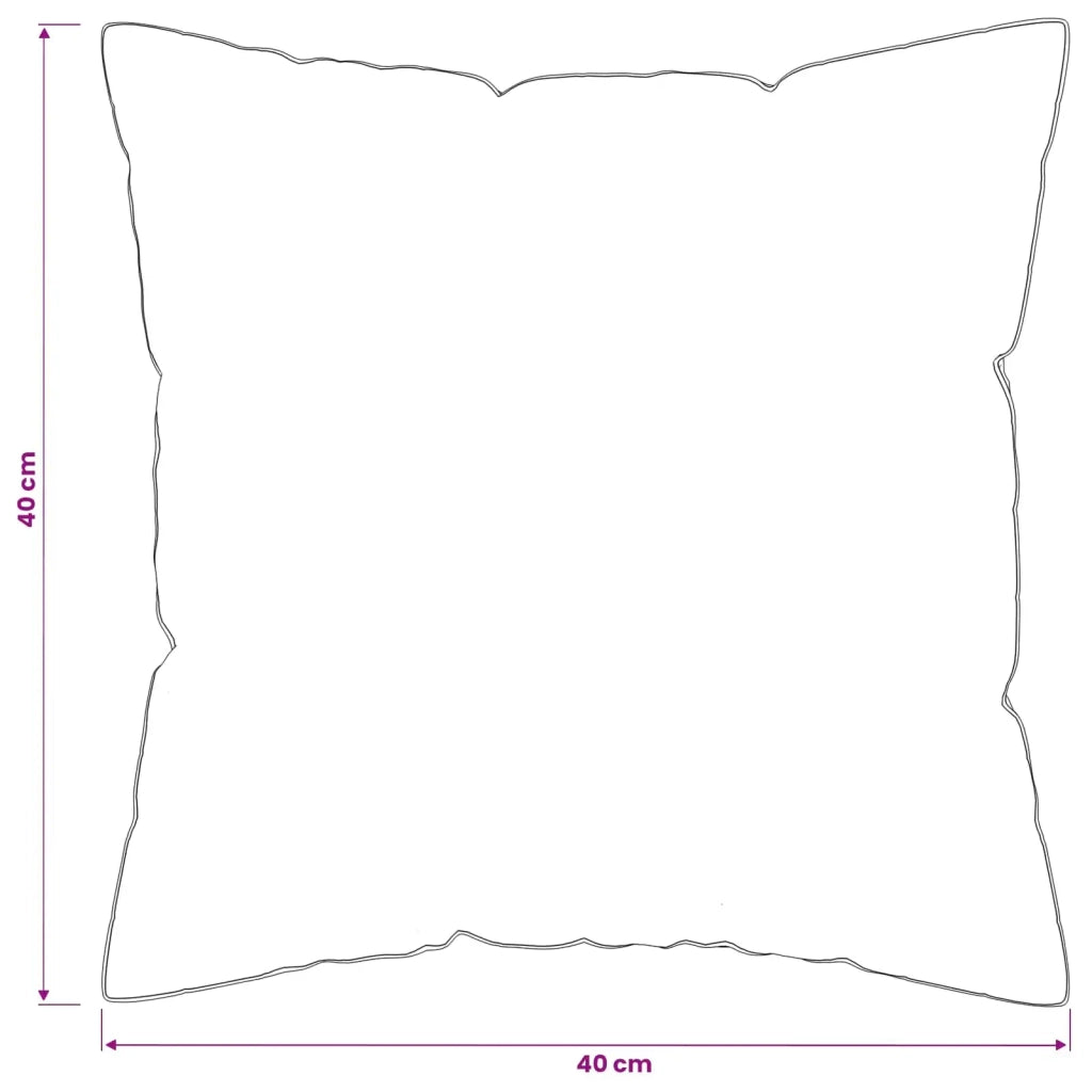Cuscino 2 pcs 40 x 40 cm Lana Australiana Bianco 42042902