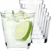 Bicchieri KADAX per bevande, whisky, succhi di frutta, set da 6 bicchieri, 175 ml