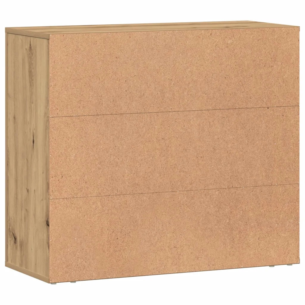 Credenza Rovere Artigianale 80x33x70 cm in Truciolato 857076