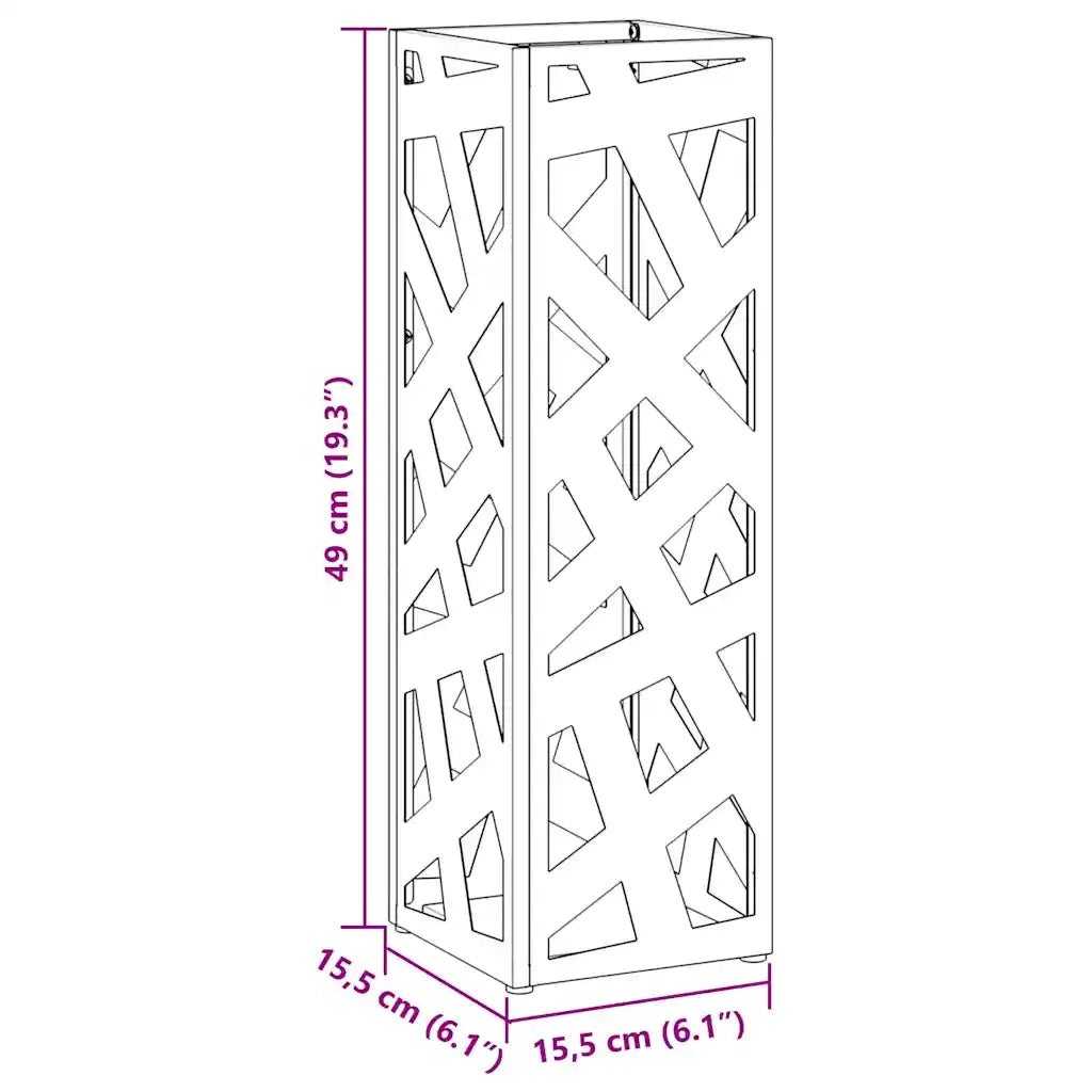 Supporto per Ombrellone Rosa 15,5 x 15,5 x 49 cm Metallo 868495