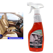 Trade Shop - Spray Detergente Smacchiatore Pelli Smacchia Ravviva E Profumatore Auto Da 500ml -