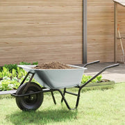 Carriole Argento e Nero 141 x 60 x 57 cm Acciaio 42007973