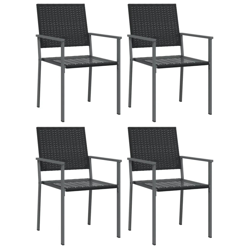 Set da Pranzo da Giardino 5 pz in Polyrattan e Acciaio 3187007