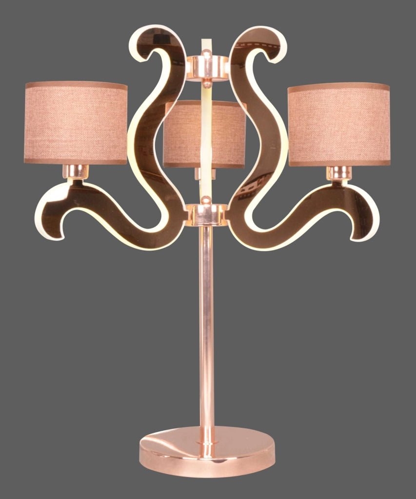 Lampada da tavolo Candellux Ambrosia 43-33925 rame E14