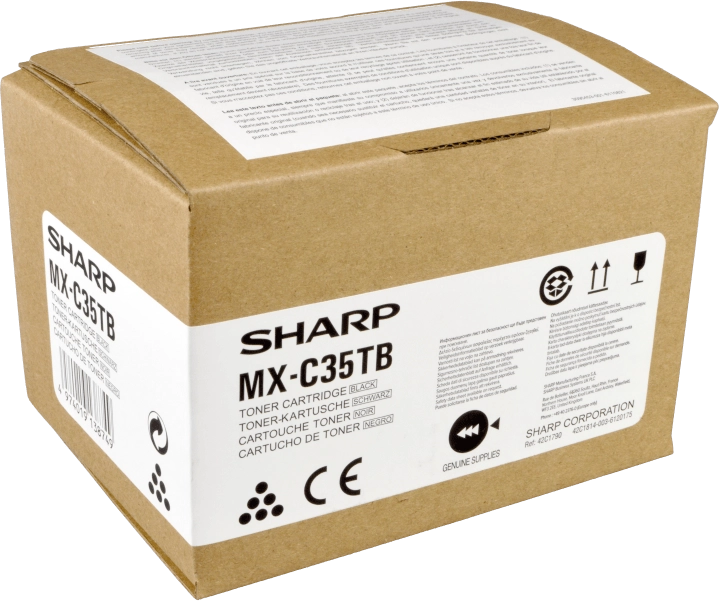 ORIGINAL Sharp toner nero MX-C35TB MXC35TB ~9000 Seiten