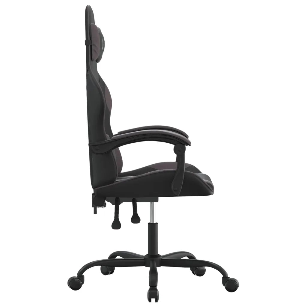 Sedia da Gaming Nera e Grigia in Similpelle 3143870