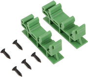 Supporto PCB per guida DIN rail - 10 pezzi inclusi 2 supporti e 5 viti.