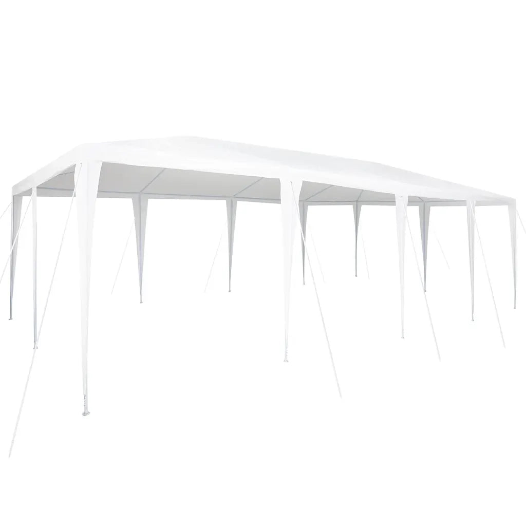 Tenda Party Bianco 800 x 400 x 266 cm Polietilene e Acciaio 42003437