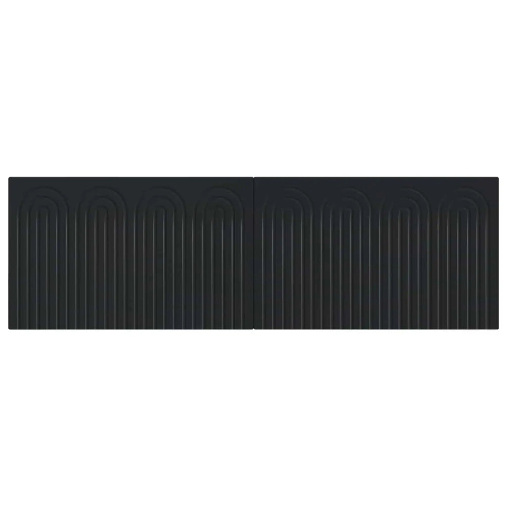 Testiera da Muro ALKMAAR Nero Legno ingegnerizzato 896286