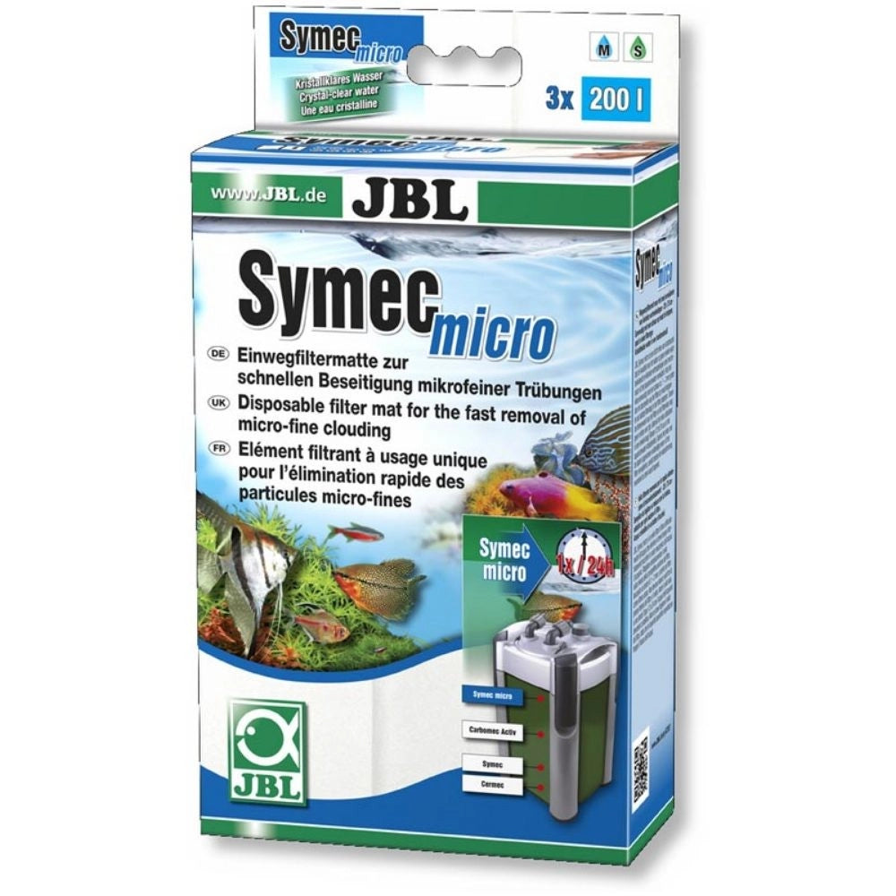 JBL SymecMicro - Vello filtrante per la rapida eliminazione di microintorbidamenti - Misure 25x75