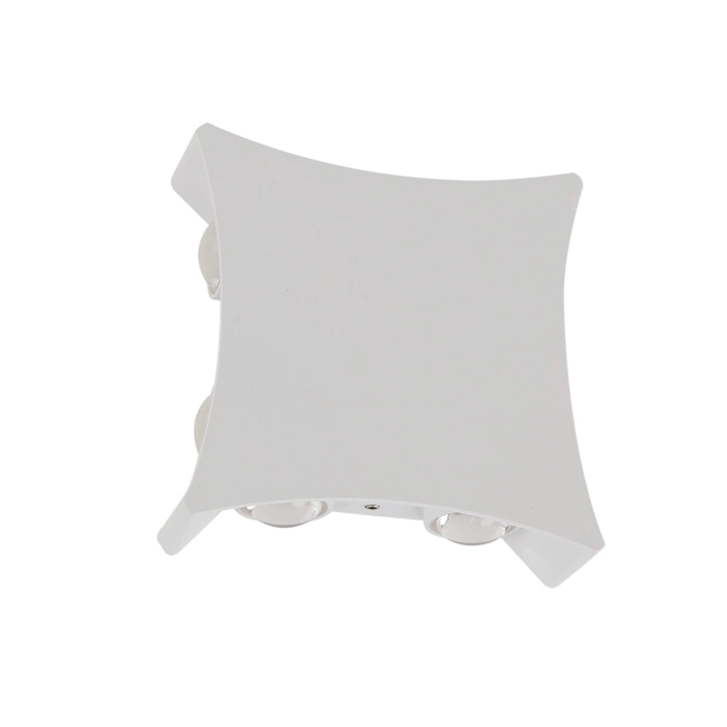 Applique esterna Italux Pensa LED 8 luci IP54 bianca