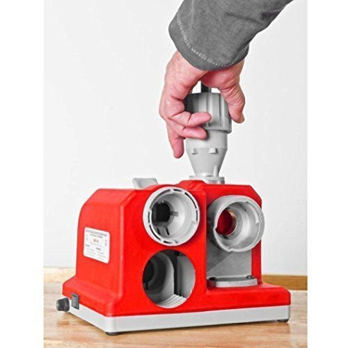Holzmann BSG13E Affilatrice Elettrica per Punte da Trapano 3-13 mm 80W 4200 rpm colore Grigio