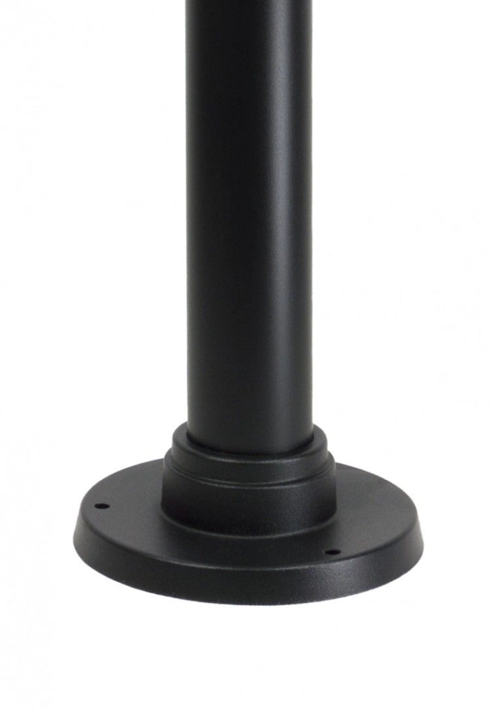 Lampione giardino 130cm globo 25cm E27 nero IP43 SU-MA