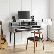 Scrivania studio Sonoma grigio 110 x 42,5 x 36 cm 8006737