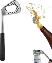 Apri-bottiglia da golf in forma di golf, apri-bottiglia da birra, apri-cappello di birra, tirapasta, per gli appassionati di golf, regalo per il padre, festa, bar (argento)