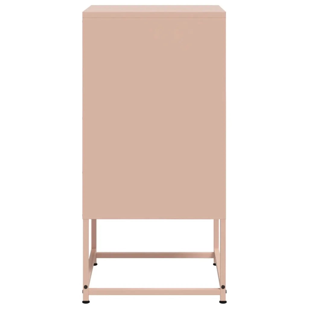 Comodini 2 pz Rosa 36x39x78 cm in Acciaio 846569