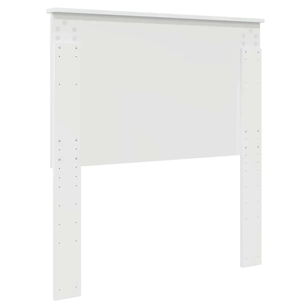 Testiera-Testata-Testiera Decorativa Bianco Lucido 90 cm Legno multistrato 692020