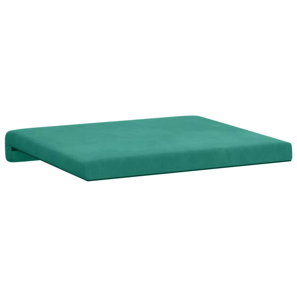 Cuscino per panchina 2 pcs Velluto Turchese Profondità 35 cm 42043031