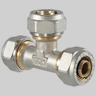 Raccordo a compressione a TEE  16 x 16 x 16     T.D.M.