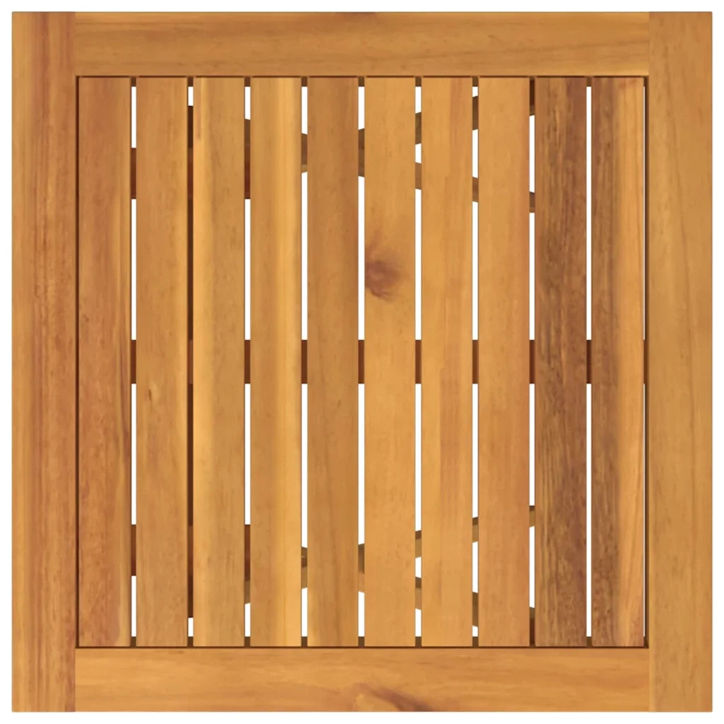 Set Bistro da Giardino 3 pcs Marrone Legno di Acacia Massello 42000951