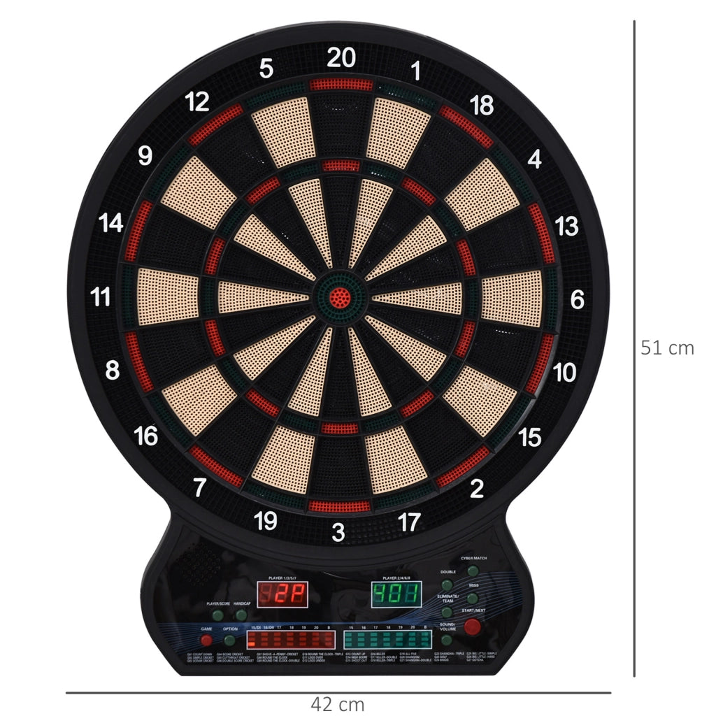 Bersaglio Freccette Elettronico ¨C Xylo ¨C 27 Giochi 202 Varianti 8 Giocatori Display LED