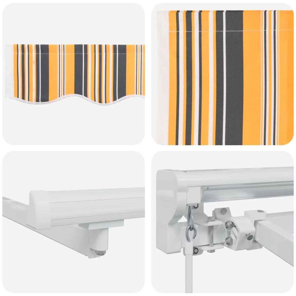 Cornice per Tenda Manuale con LED 3,5 x 2,5 m 3420602