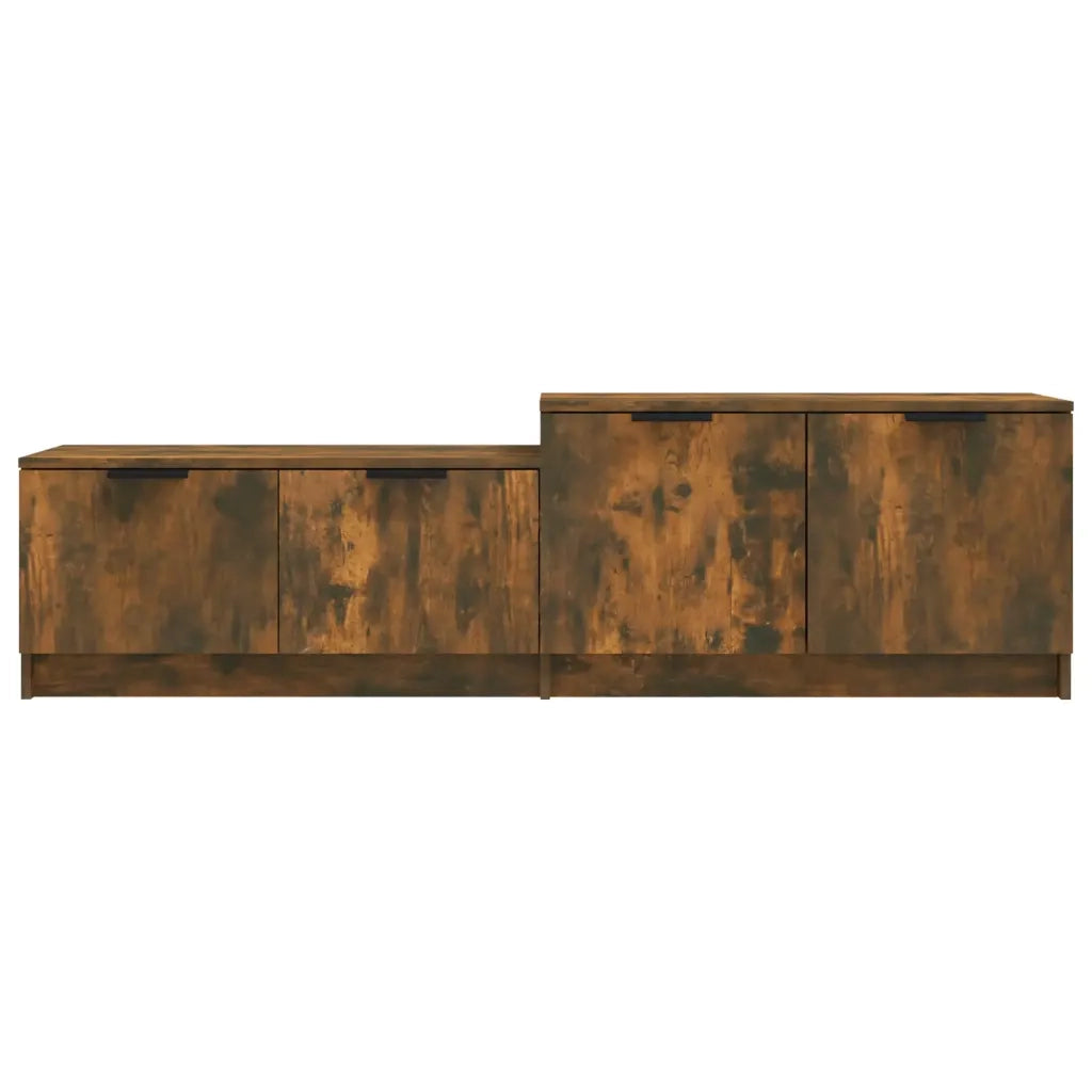 Mobile TV-Credenza per TV-Console TV Rovere Fumo 158,5x36x45 cm in Legno Multistrato